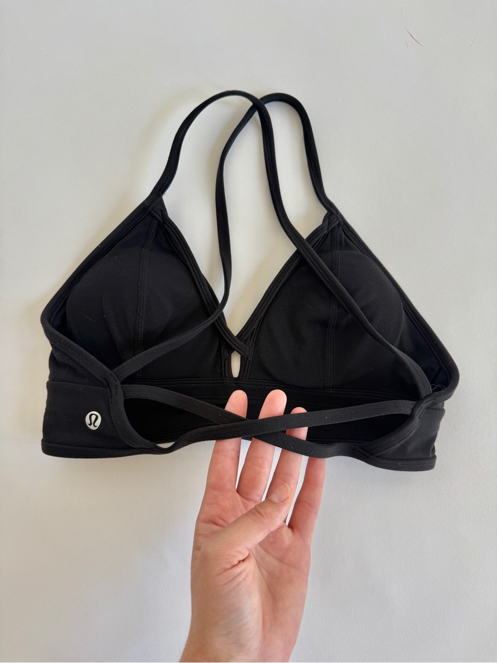 lululemon athletica Black Crisscross Strappy Sports Bra